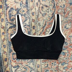LainSnow Kiawah Bikini Top in Black SZ XS NWOT